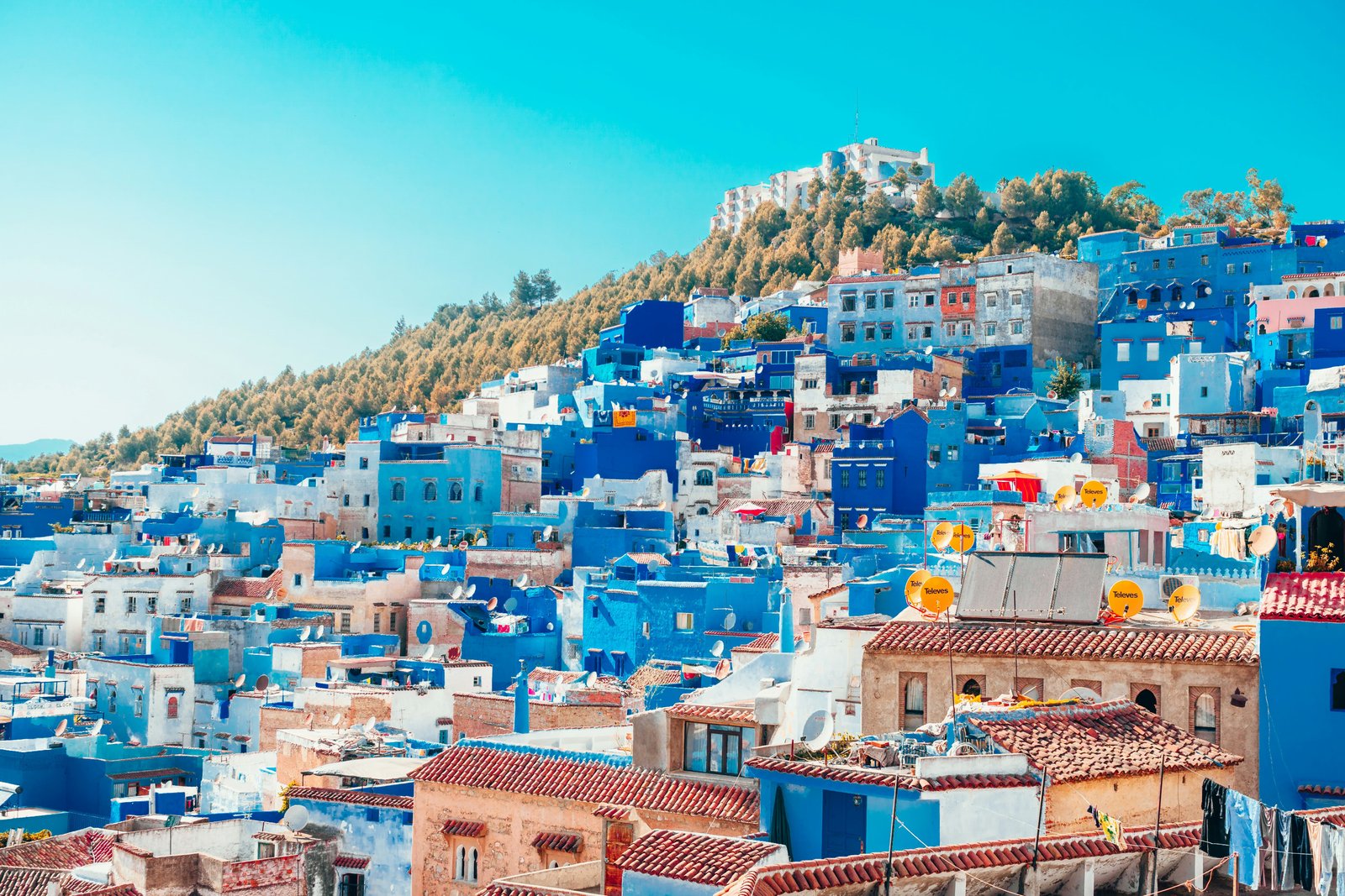 Blue city streets of Chefchaouen
